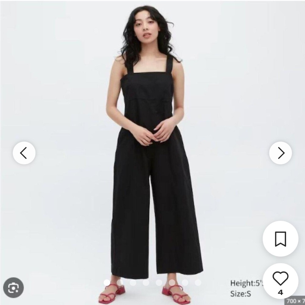UNIQLO Women's Black Jumpsuit